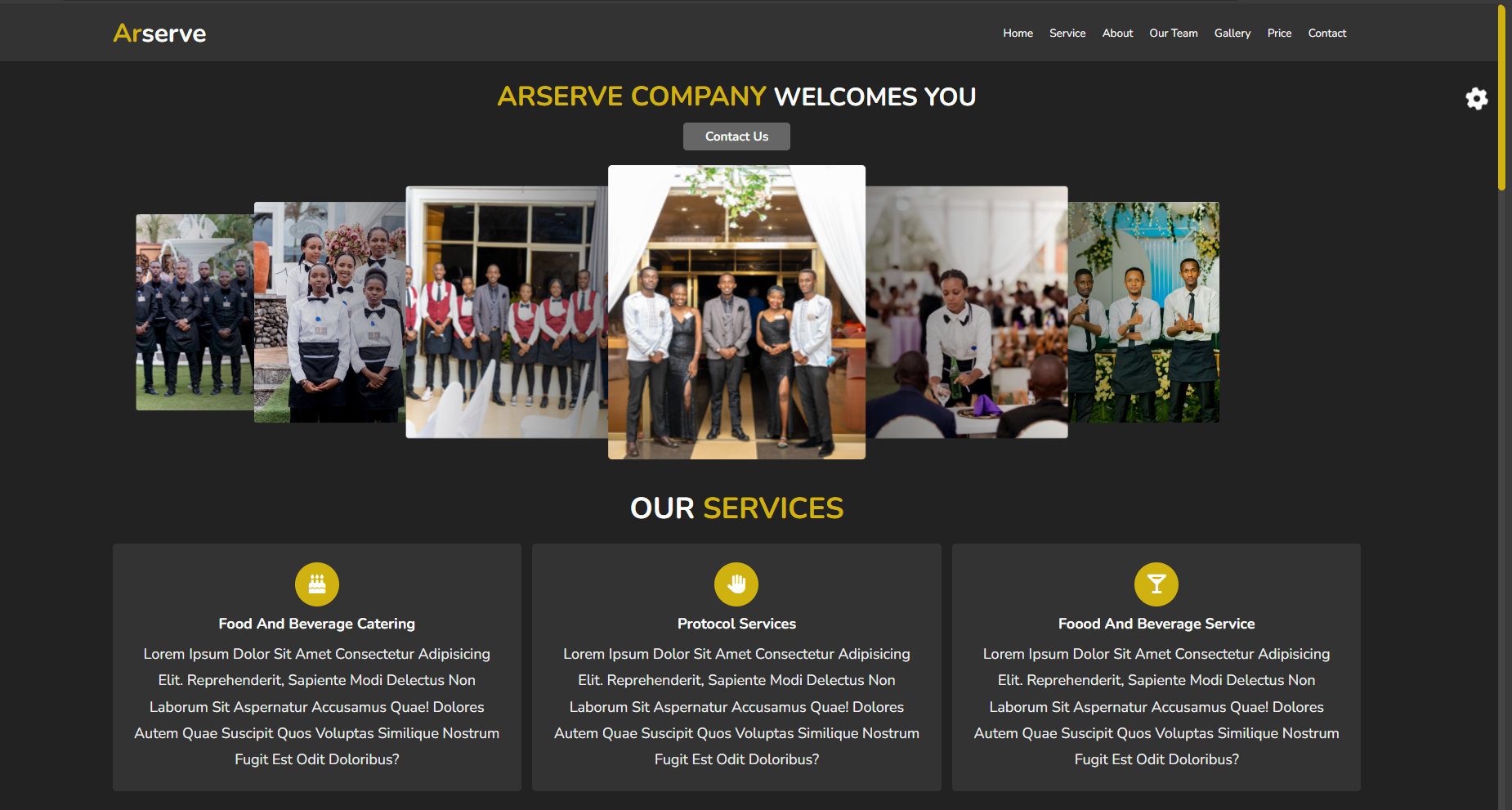 image of web development service project made for Rwandan Business